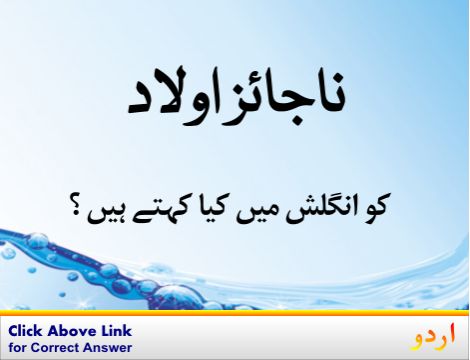 Love Child Urdu Meaning With Definition And Sentence S